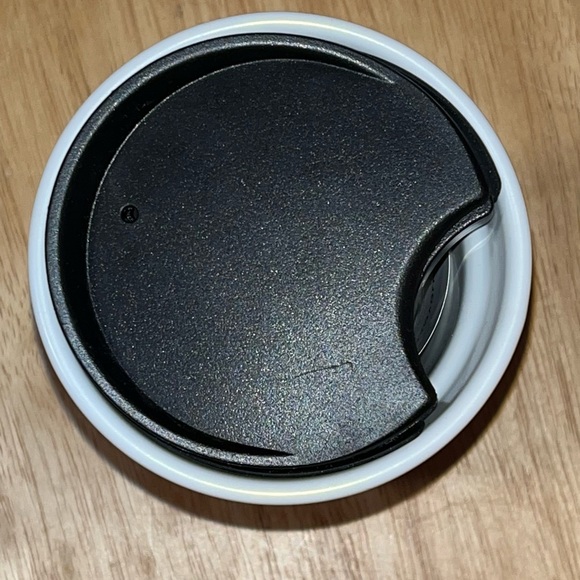 Starbucks Ceramic Red Writable Travel Mug Tumbler Coffee Cup Lid 12oz NWT - Picture 7 of 11